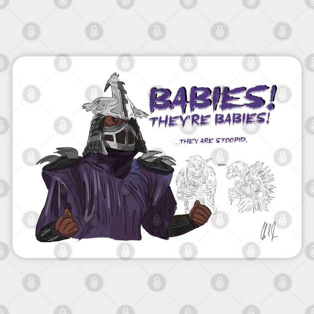 TMNT2: Babies?! Sticker by 51Deesigns